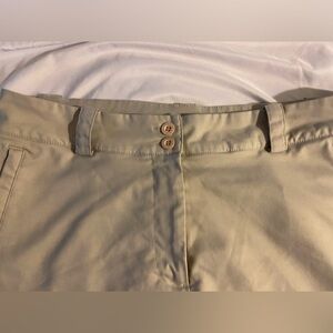 Maggie Lane khaki soft skirt tan size 10